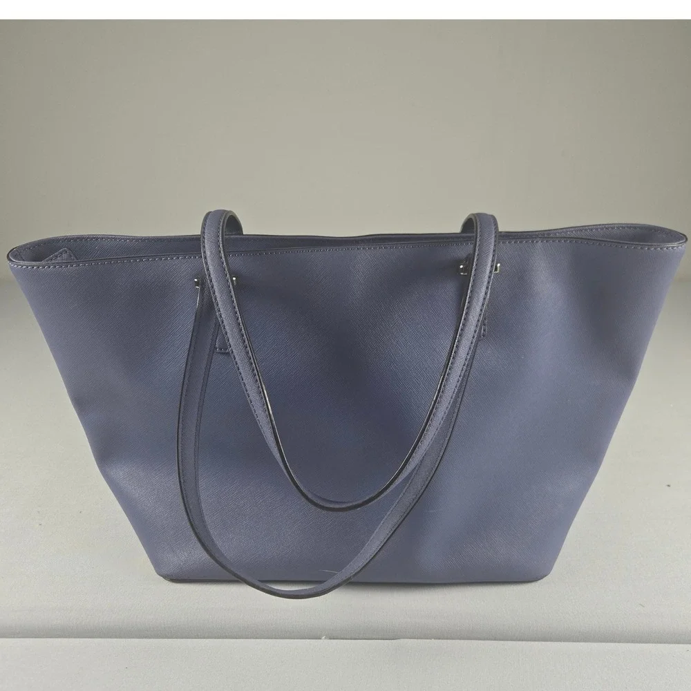 Kate Spade Tote Bag Women Large Blue Saffiano Leather Shoulder Bag Designer